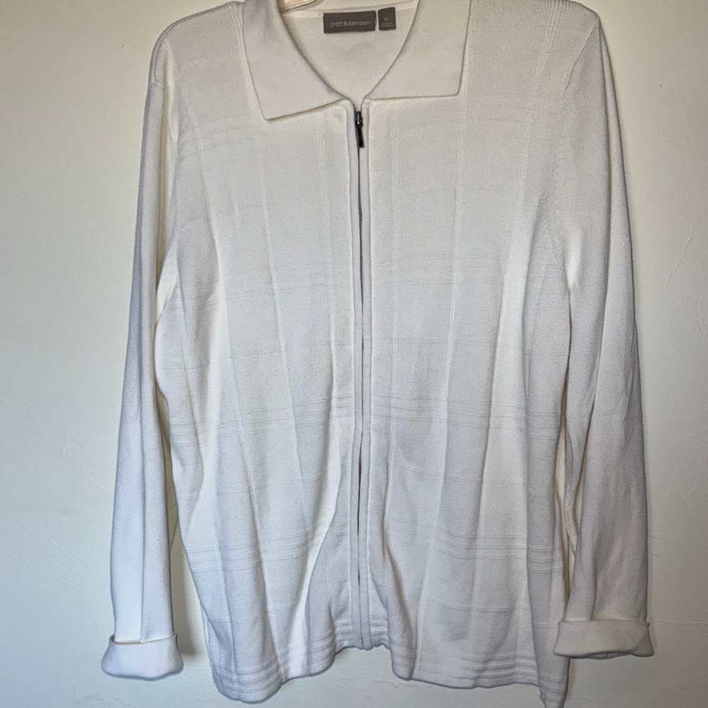 Croft & Barrow Cream Sweater